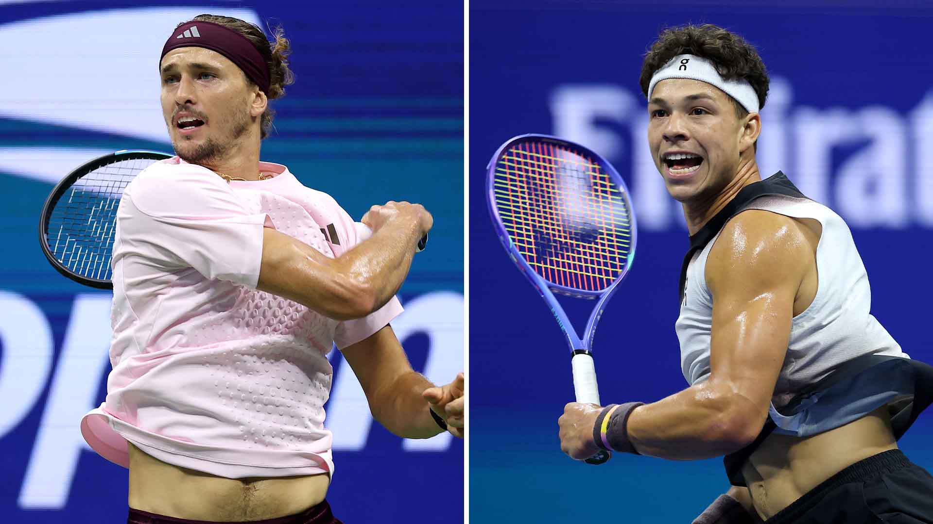 Alexander Zverev and Ben Shelton will meet on Sunday in the US Open final. 