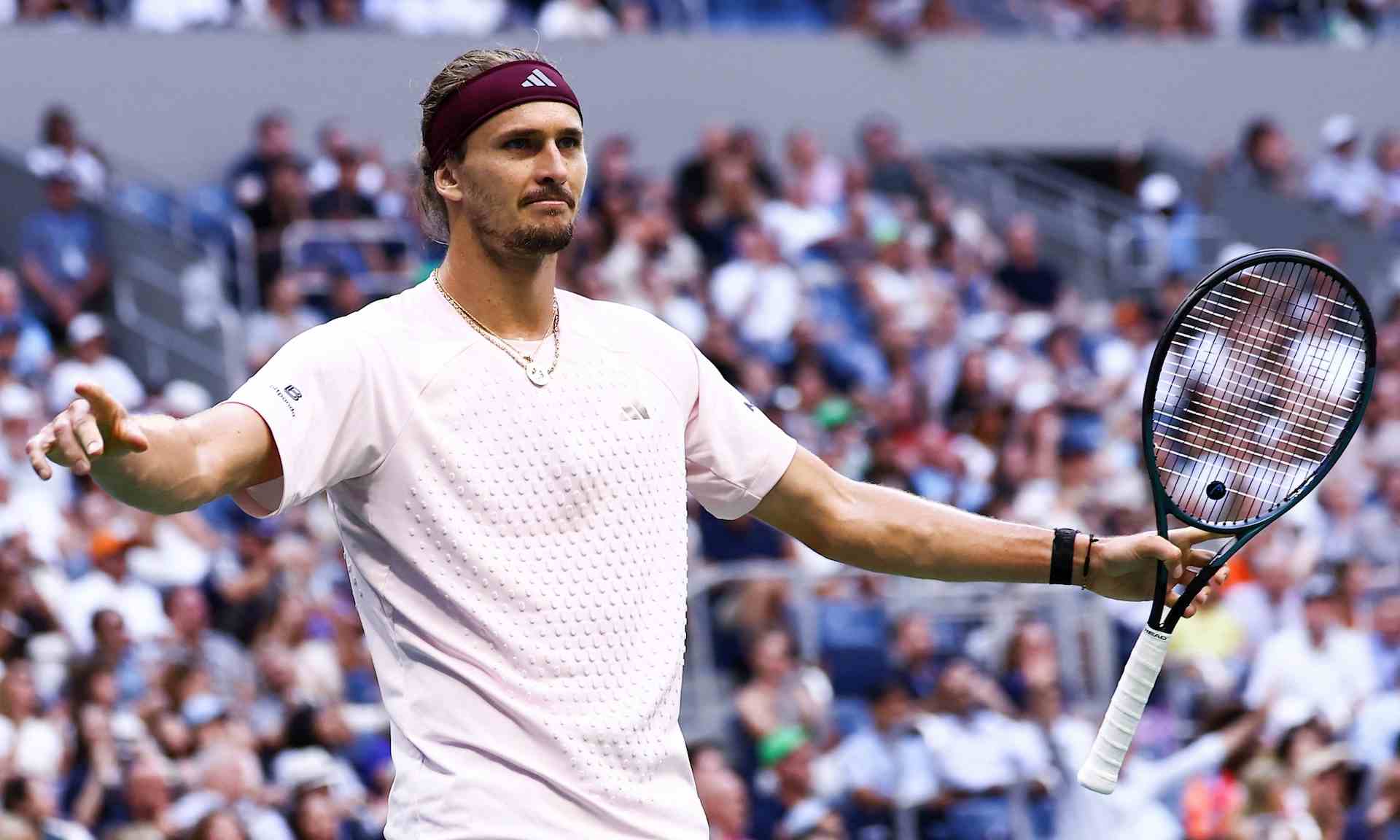 Zverev, with major handbrake off, joins greats in racing to second Slam title