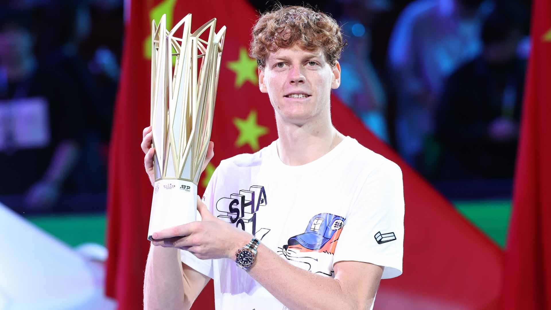 Jannik Sinner won the Shanghai title in 2024.