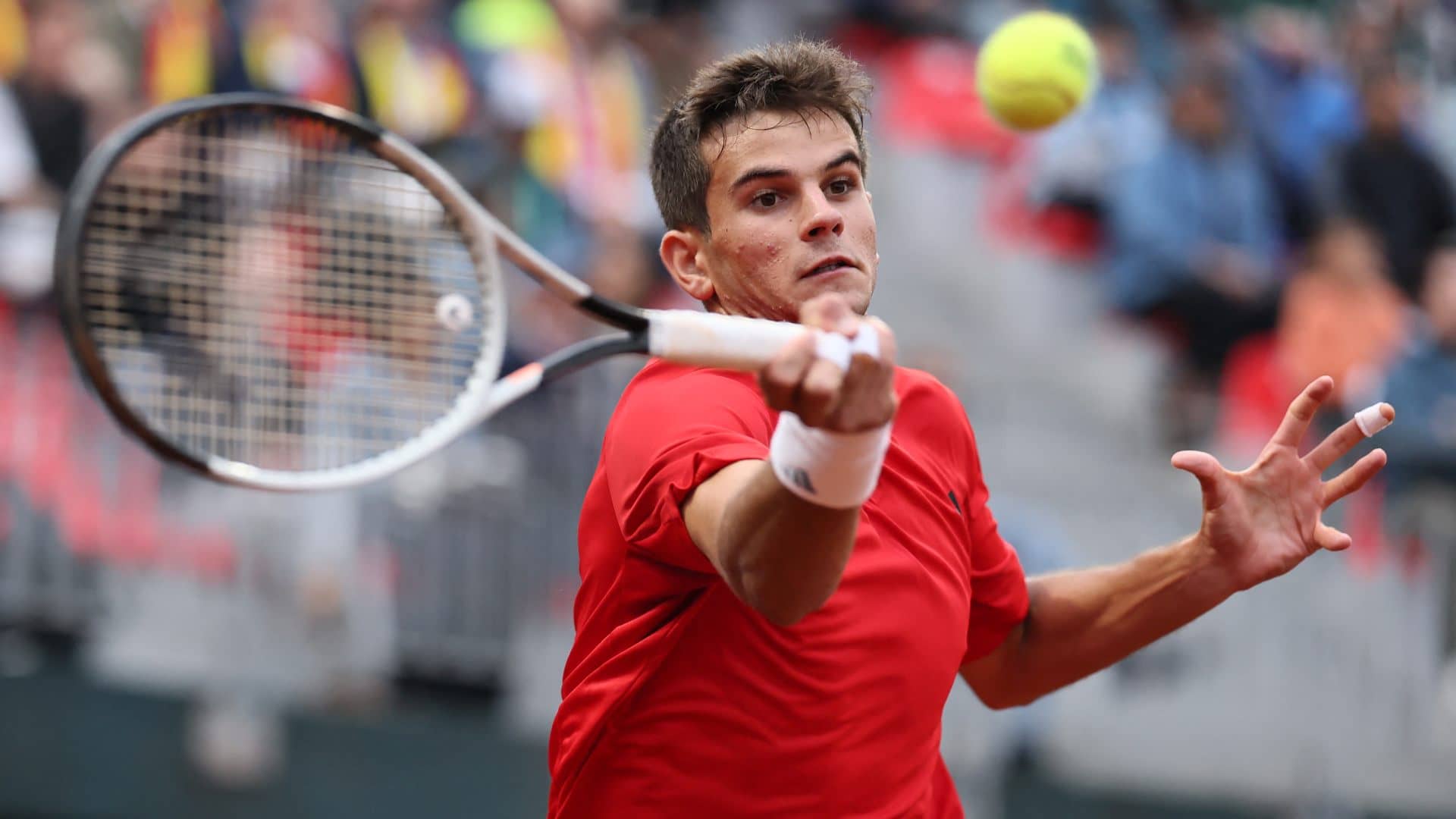 Rafael Jódar cedió apenas dos games en su estreno en la Copa Davis
