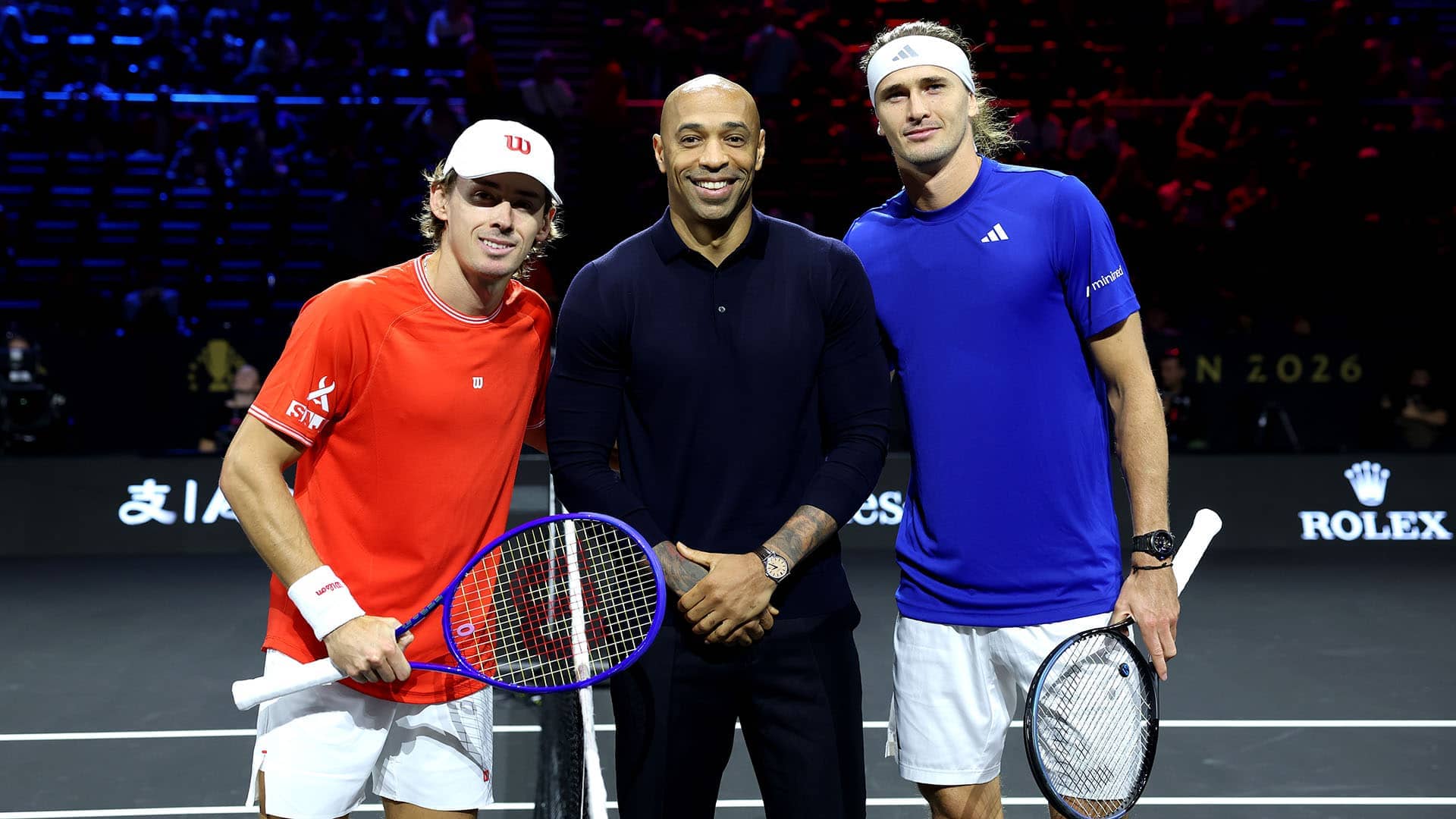 Thierry Henry at the <a href='https://www.atptour.com/en/tournaments/laver-cup/9210/overview'>Laver Cup</a>.