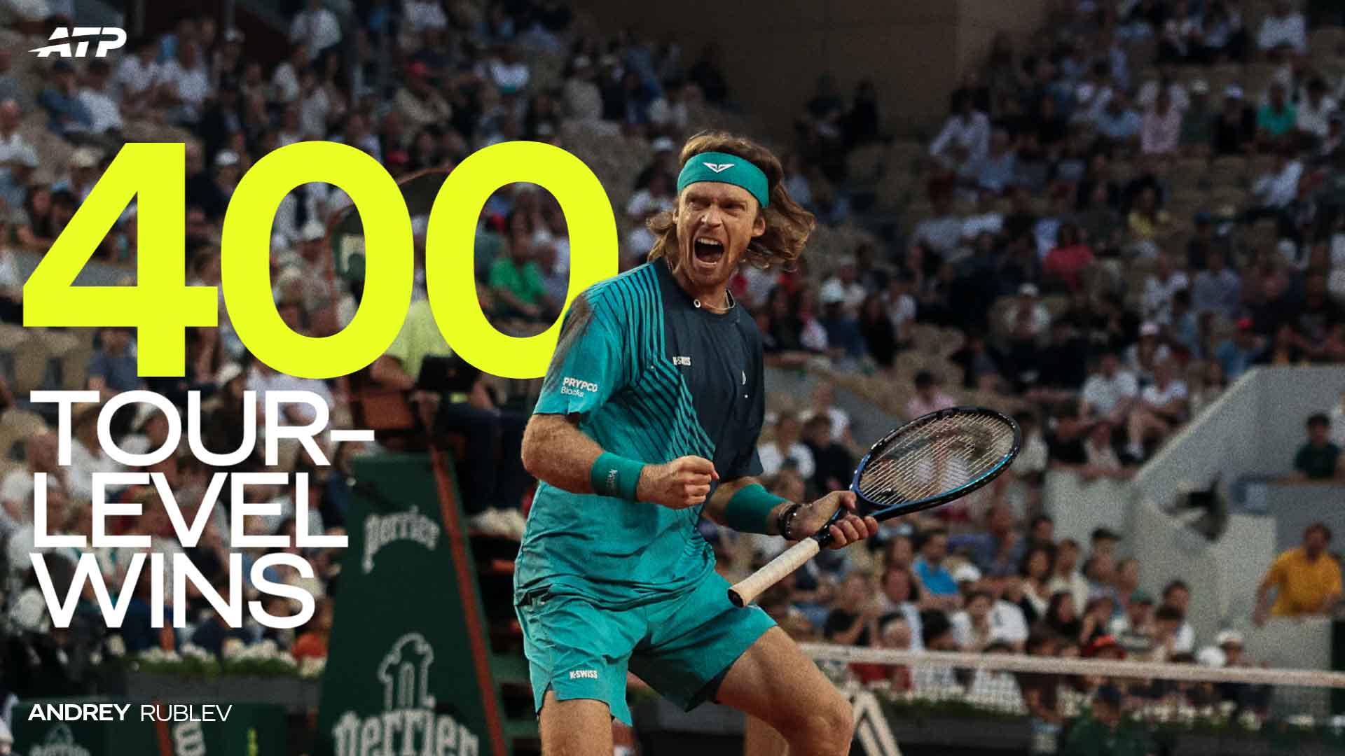 Rublev earns 400th tour-level win, faces Medvedev in Hangzhou final