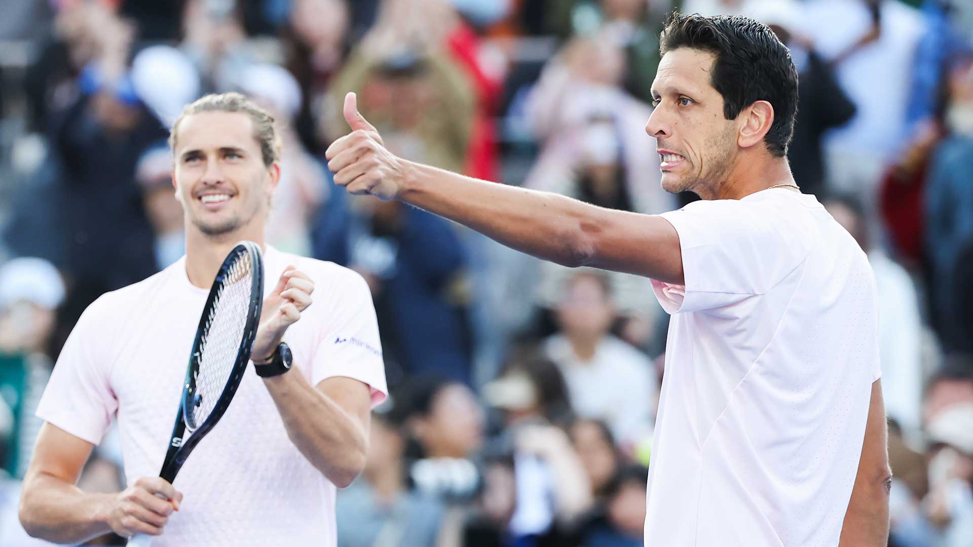 Thumbs up for Melo/Zverev in Beijing