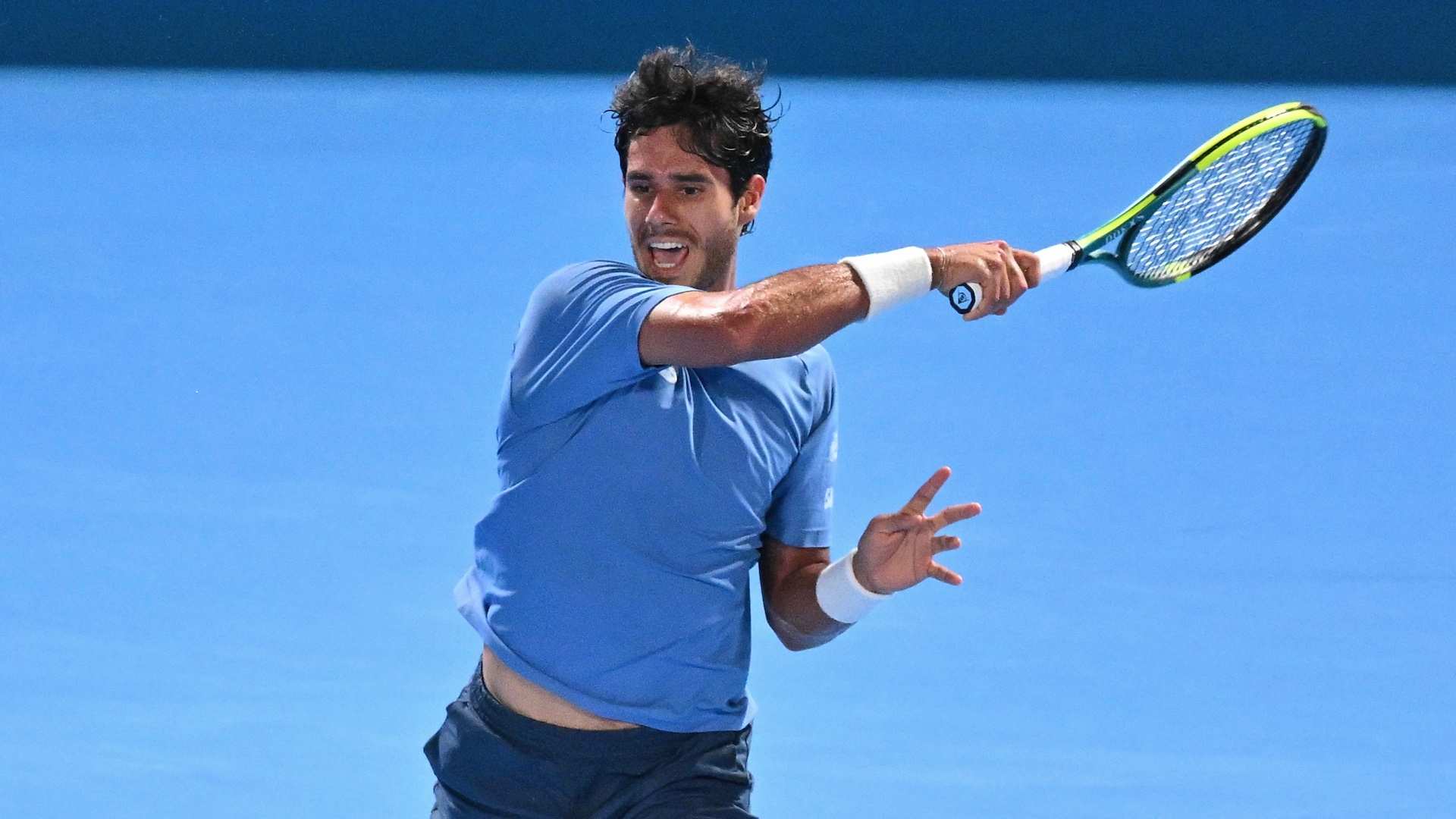 Daniel Vallejo beats Matteo Berrettini to reach Tokyo quarterfinals
