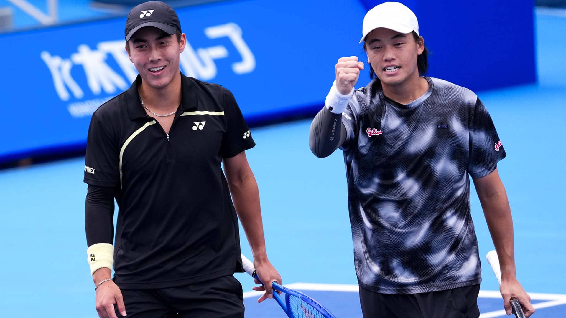 Hijikata & home hope Uesugi score Tokyo QF doubles upset