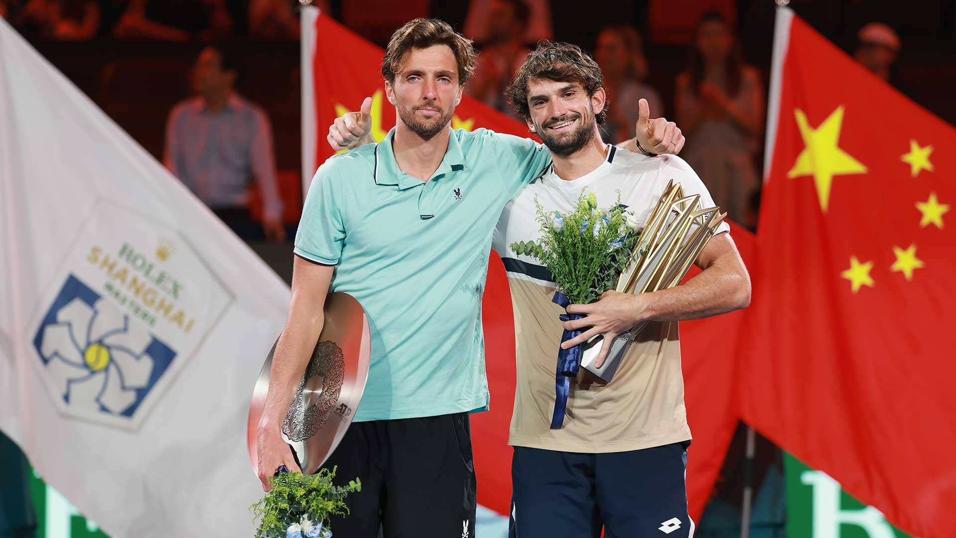 <a href='https://www.atptour.com/en/players/arthur-rinderknech/rc91/overview'>Arthur Rinderknech</a>/<a href='https://www.atptour.com/en/players/valentin-vacherot/va25/overview'>Valentin Vacherot</a>