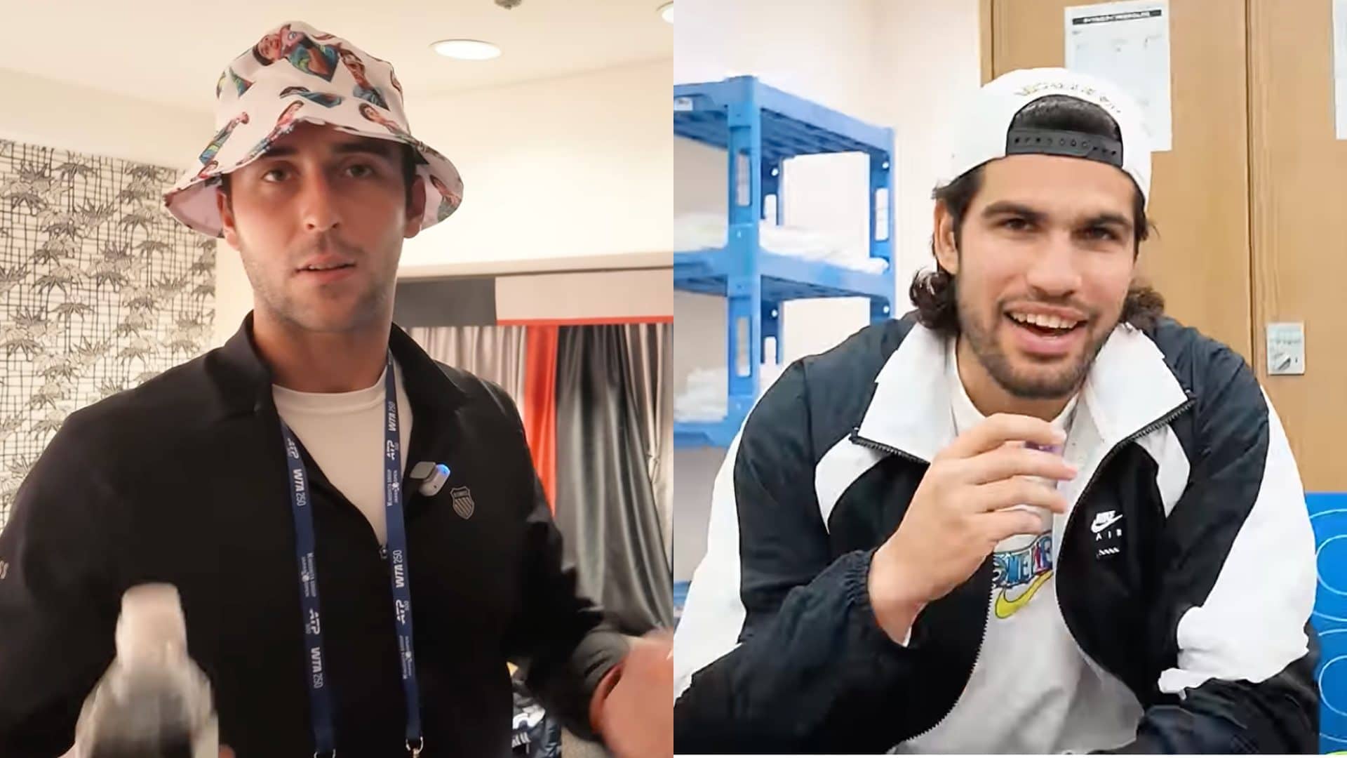 Tomás Etcheverry y Carlos Alcaraz comparten una amistad, tras años juntos en el Tour