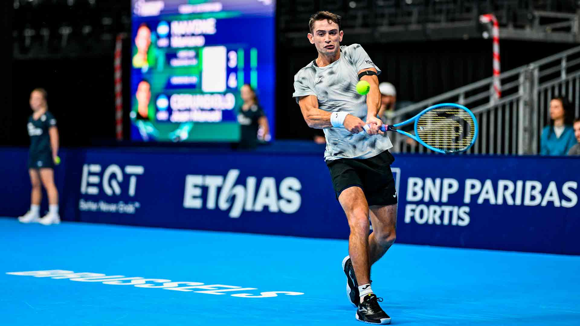 Mariano Navone se cita en segunda ronda de Bruselas con Tallon Griekspoor.