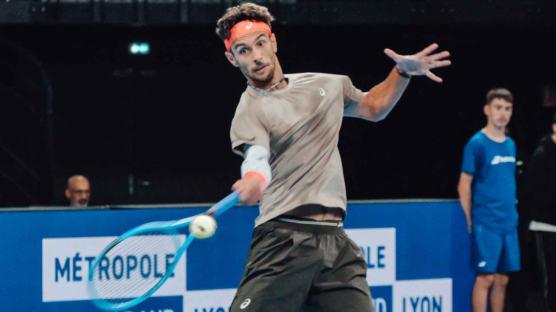 Musetti quells Kouame challenge, reaches Lyon QFs