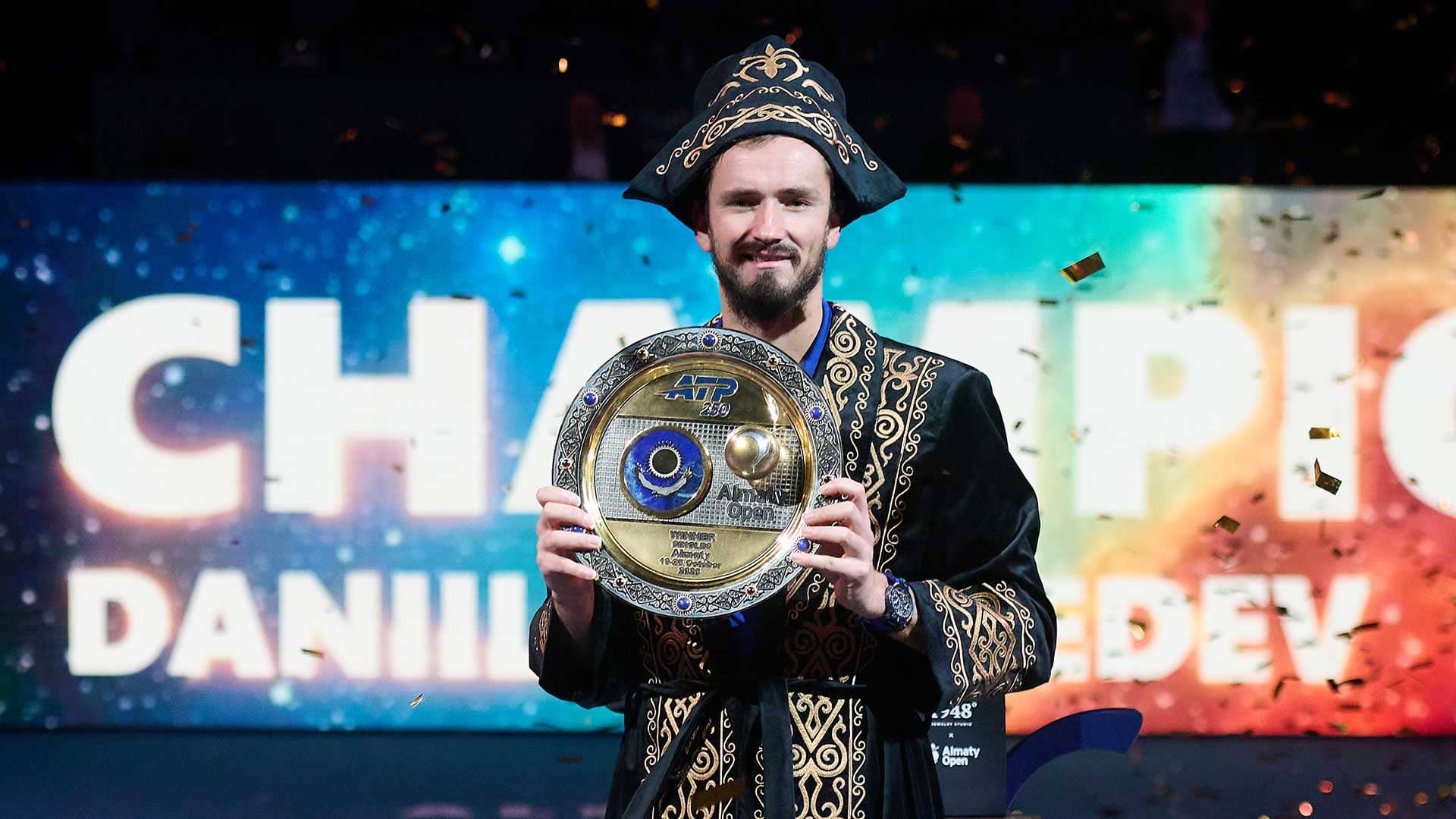 Medvedev successfully defends Almaty title