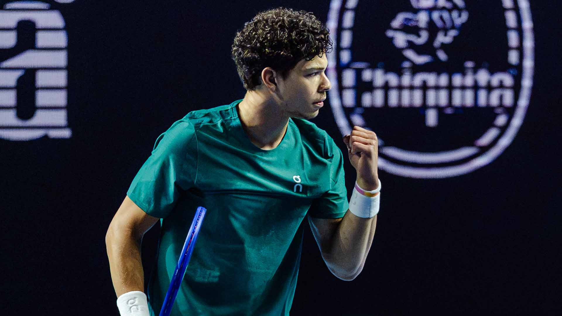 Shelton blasts 44 aces to survive R1 Basel scare