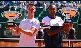 Joe Salisbury and Rajeev Ram celebrate their second ATP Masters 1000 title in Monte Carlo on Sunday.