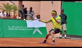 Albert Montañés necesitó una hora y 32 minutos para firmar su pase a segunda ronda.