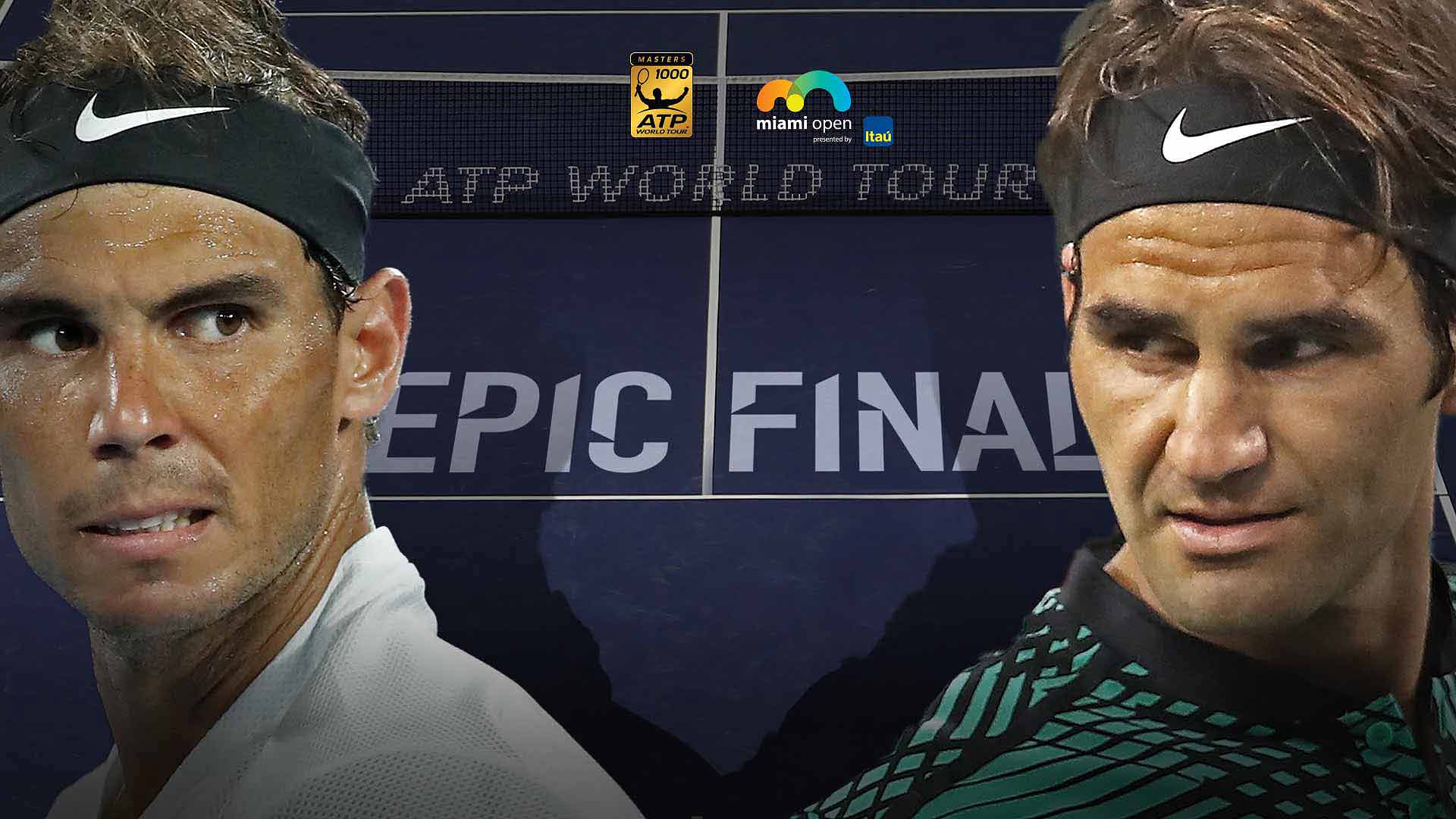 Rafael Nadal y Roger Federer se enfrentará por 37ª vez en la final de Miami Open. 