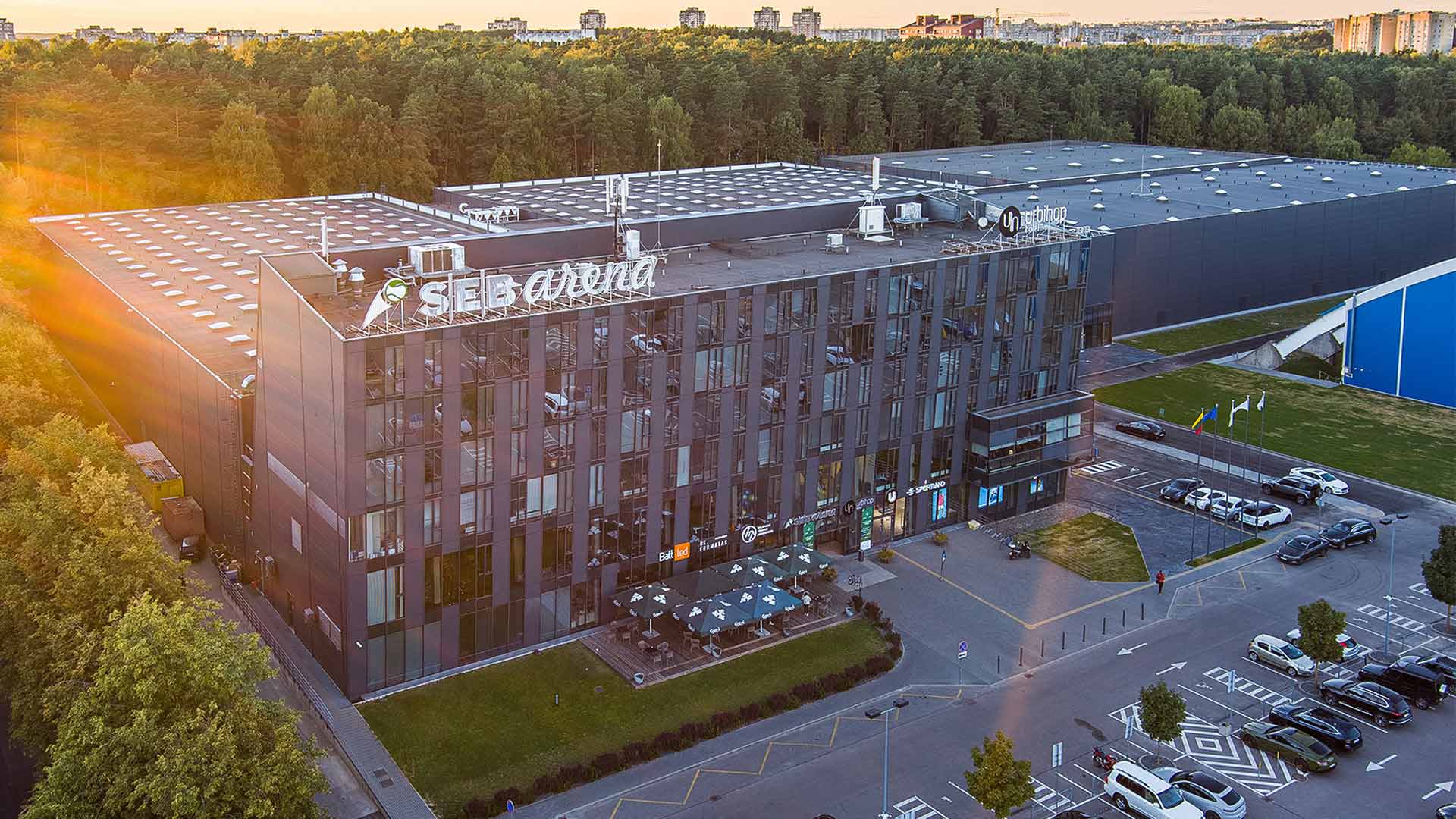 The SEB arena, host venue of the Vilnius Challenger.