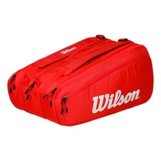 Daniel Evans Wilson Super Tour Racket Bag Red