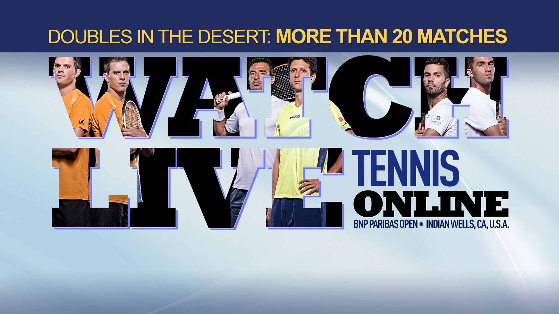 Isner Raonic Burn Up Doubles Court In Indian Wells 2016 ATP Tour Tennis