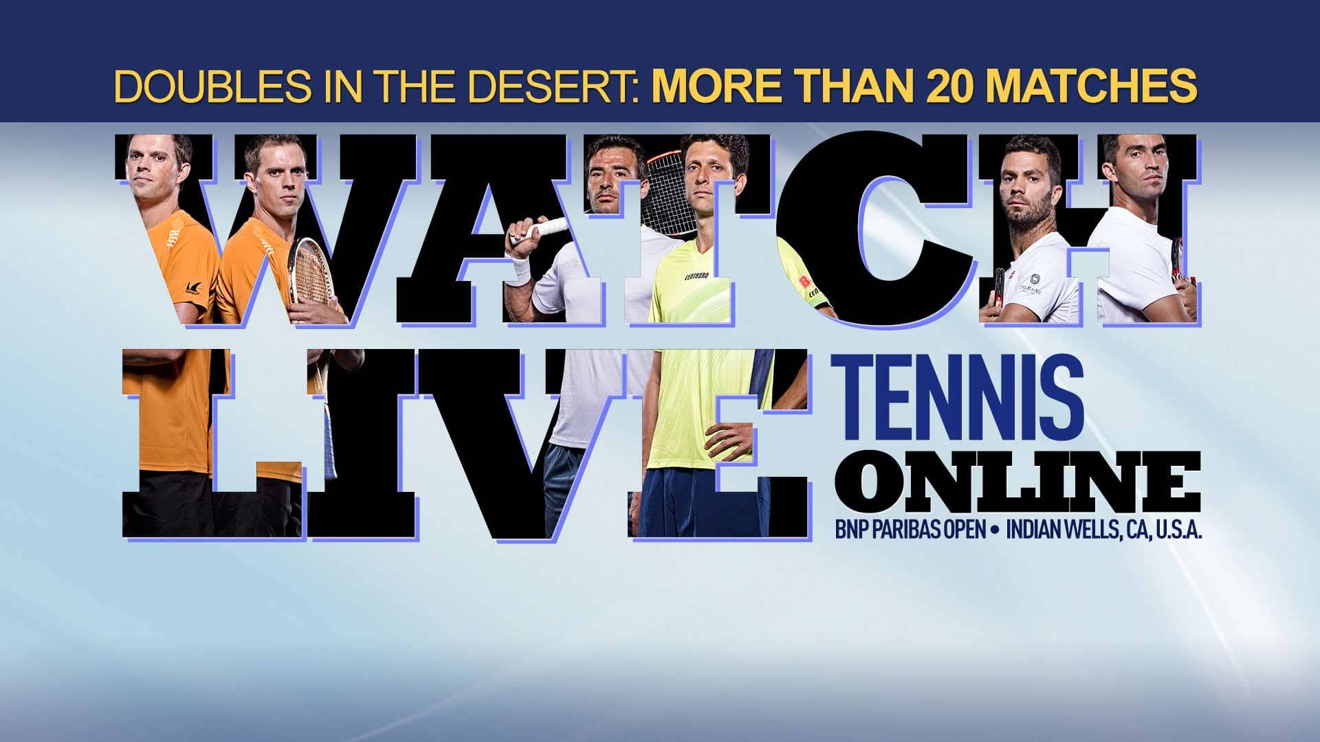 TennisTV to stream majority of Masters 1000 doubles | ATP ...