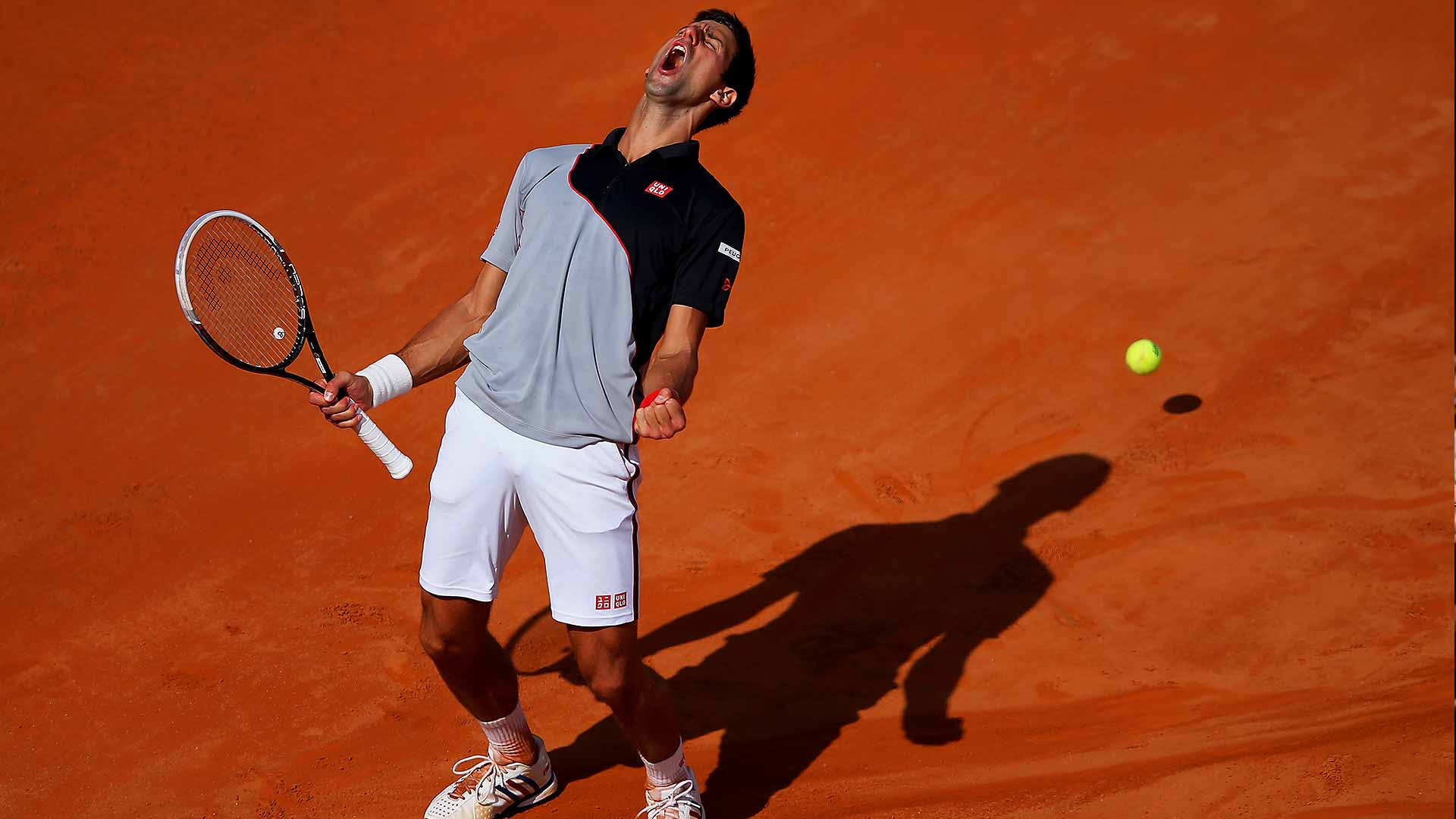 Novak Djokovic at the 2014 Internazional BNL d'Italia in Rome