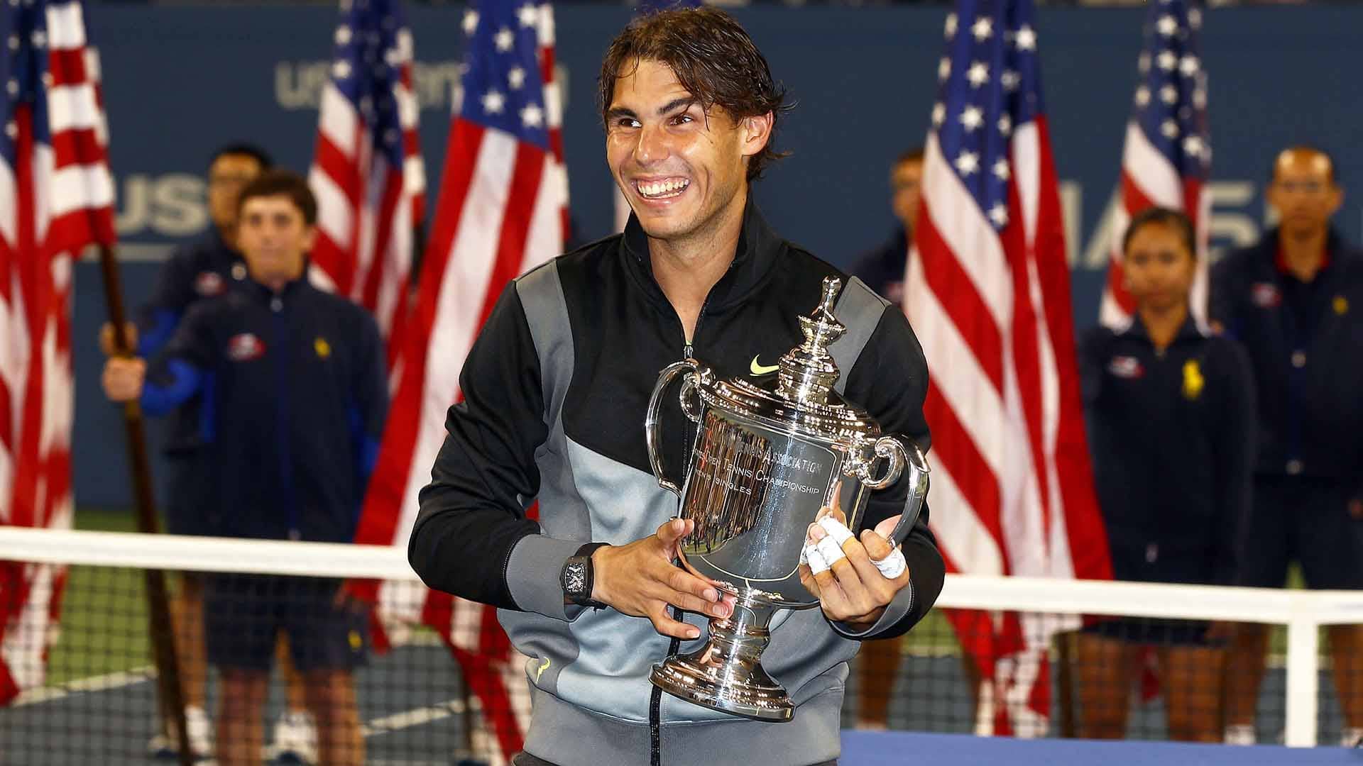 Rafael Nadal beats Novak Djokovic 6-4, 5-7, 6-4, 6-2 to win the US Open and become the youngest man in the Open Era to complete the Career Grand Slam.