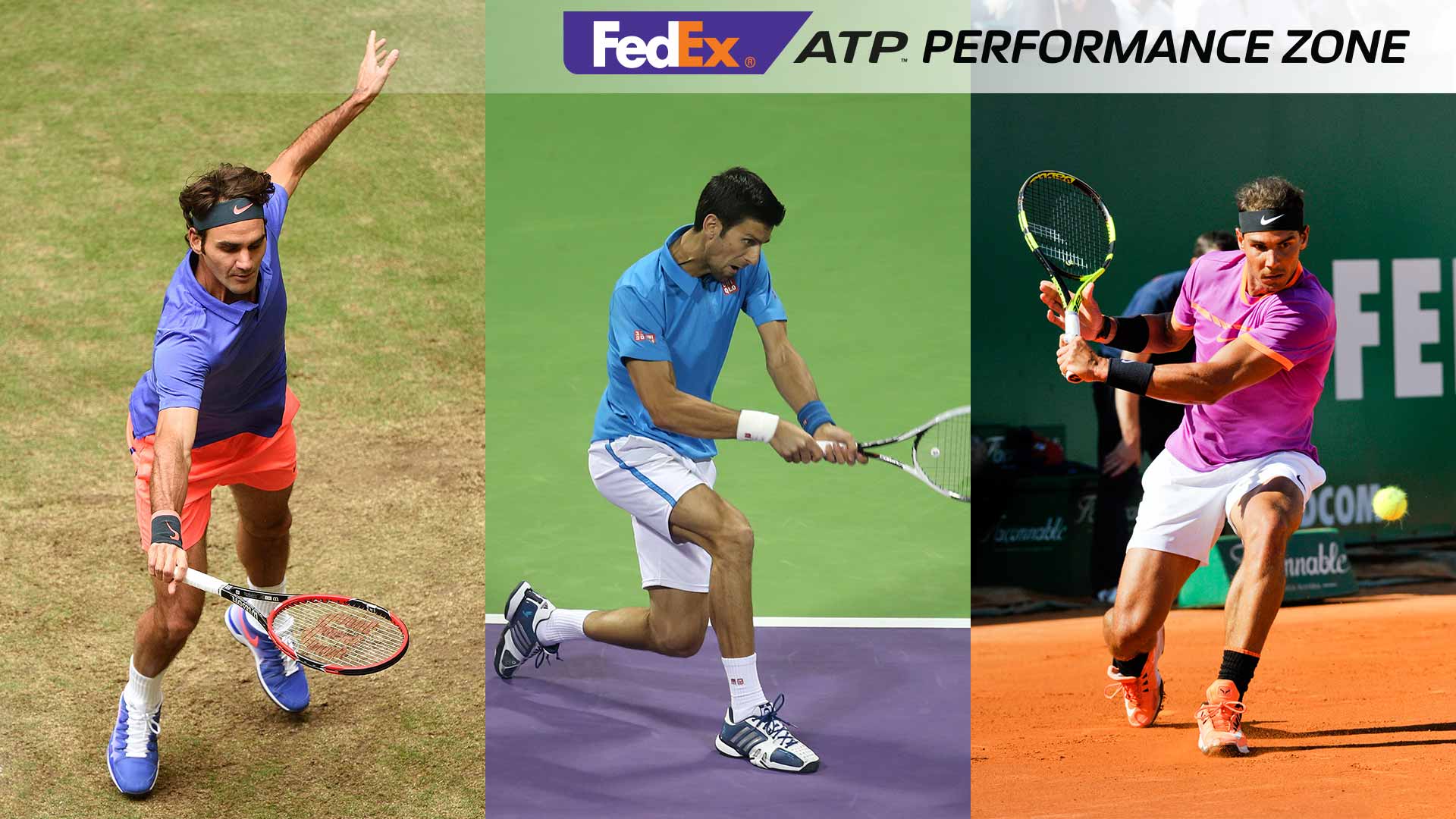 Fedex Performance Zone Comparing Three Greats Atp Tour Tennis
