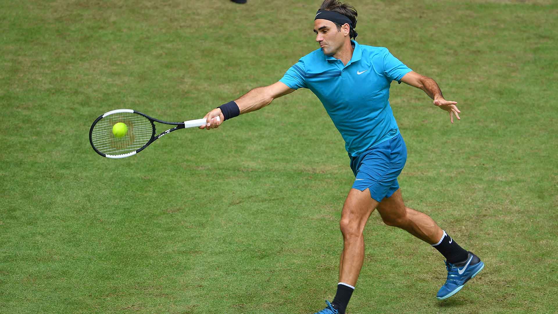 Nine-Time Champion Roger Federer Sprints Through Halle Opener ATP Tour Tennis