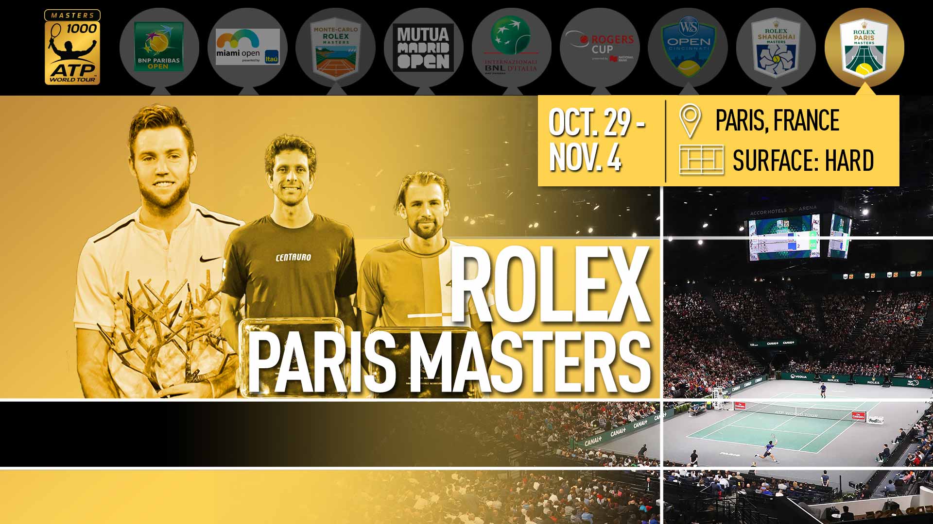 Rolex Paris Masters | ATP Tour | Tennis