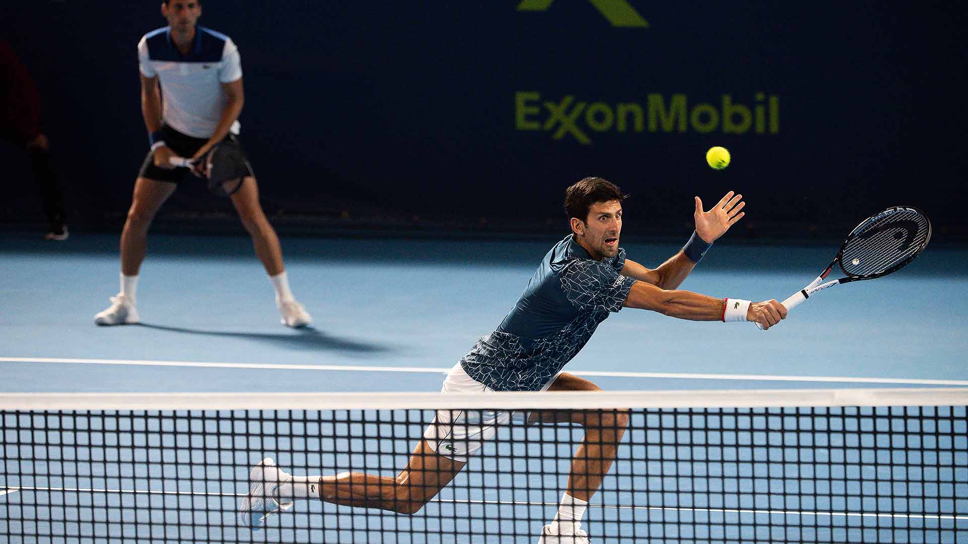 Novak Djokovic, Marko Djokovic First Doubles Match at Qatar ExxonMobil Open in Doha | ATP | Tennis