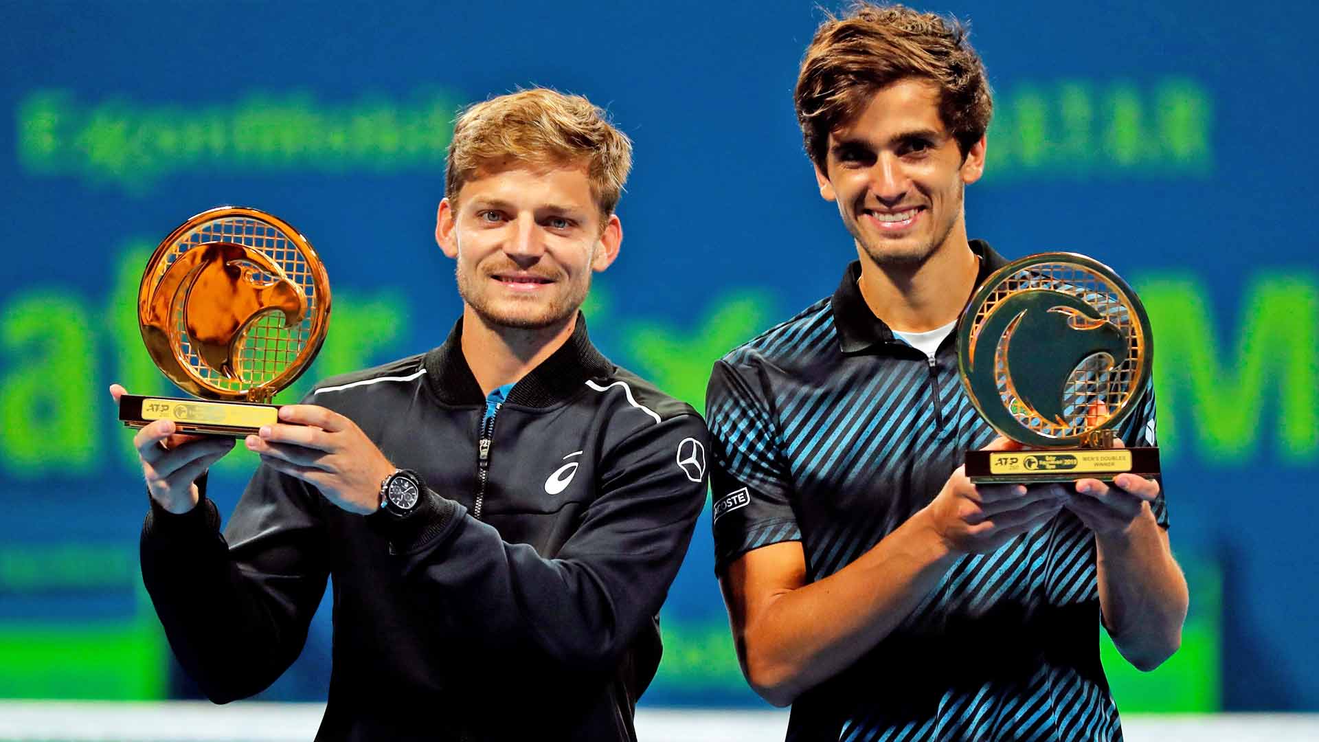 Goffin Herbert Win First Team Title In Doha Atp Tour Tennis