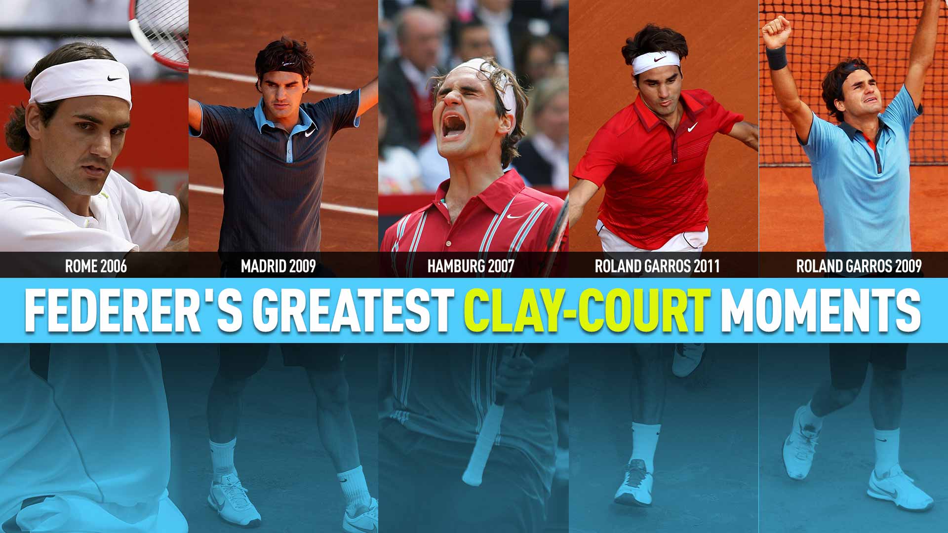 Roger Federer S 10 Best Clay Court Moments Atp Tour Tennis