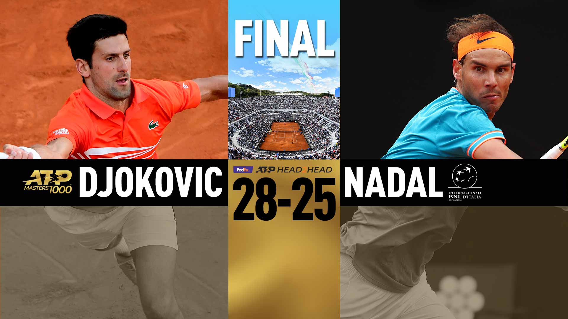 Preview Djokovic Nadal Face Off In Rome Final Atp Tour Tennis