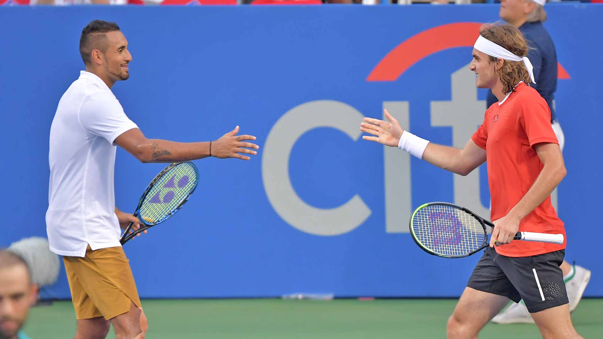 Kyrgios/Tsitsipas Fall To Wimbledon Champs Cabal/Farah In Washington ATP Tour Tennis
