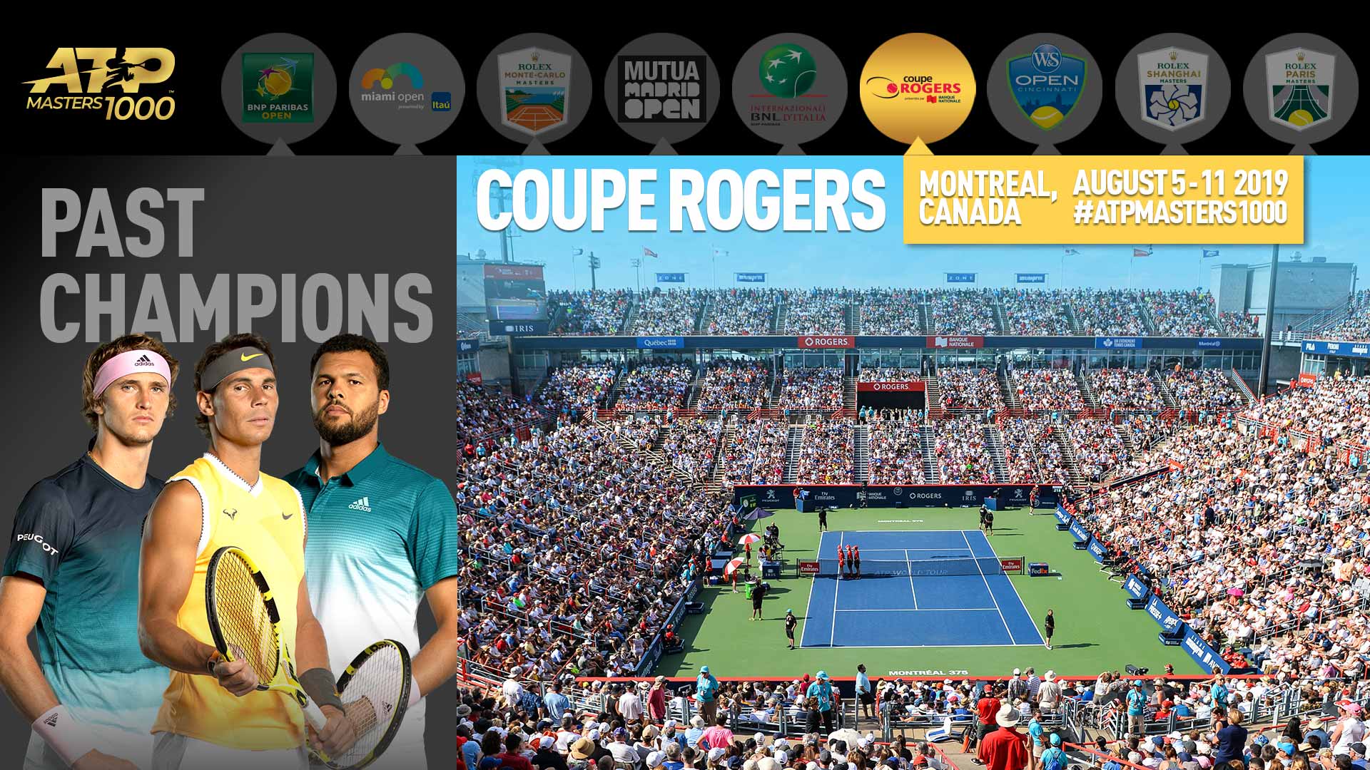 Rafael Nadal, Oldest Coupe Rogers Champion, Goes For Fifth Title In Canada; Facts and Figures ATP Tour Tennis