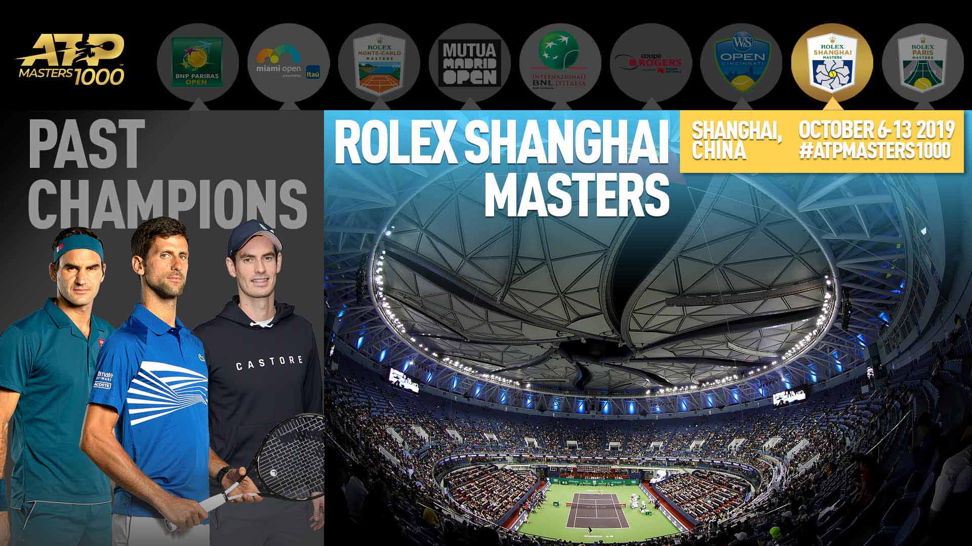 rolex master tennis 2019