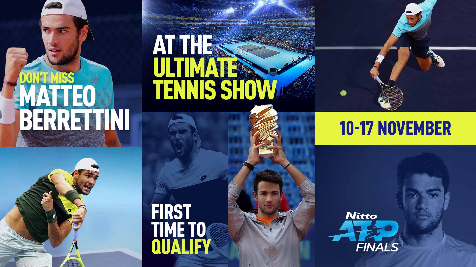 Stationair delen voorzichtig Matteo Berrettini Completes 2019 Nitto ATP Finals Field | ATP Tour | Tennis