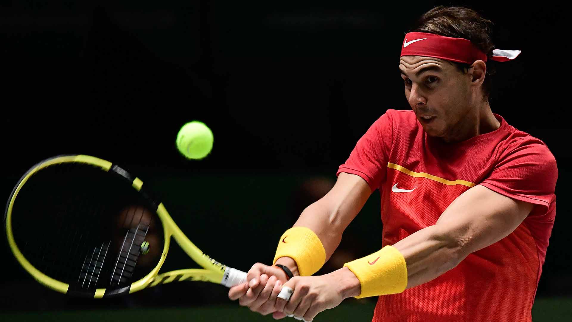 Strengt bjærgning excentrisk Rafael Nadal Beats Karen Khachanov At Davis Cup Finals In Madrid | ATP Tour  | Tennis