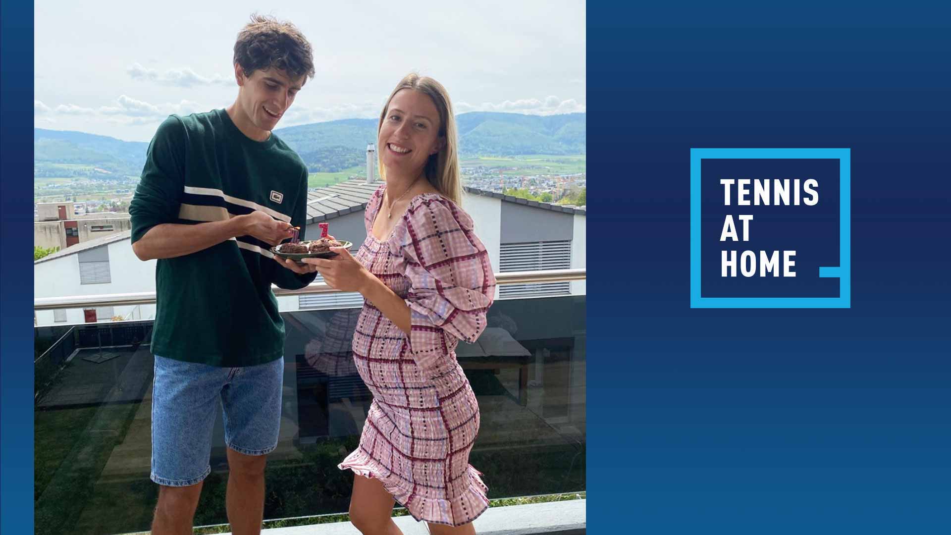 Felicitations Pierre Hugues Herbert Fiancee Expecting First Child Atp Tour Tennis