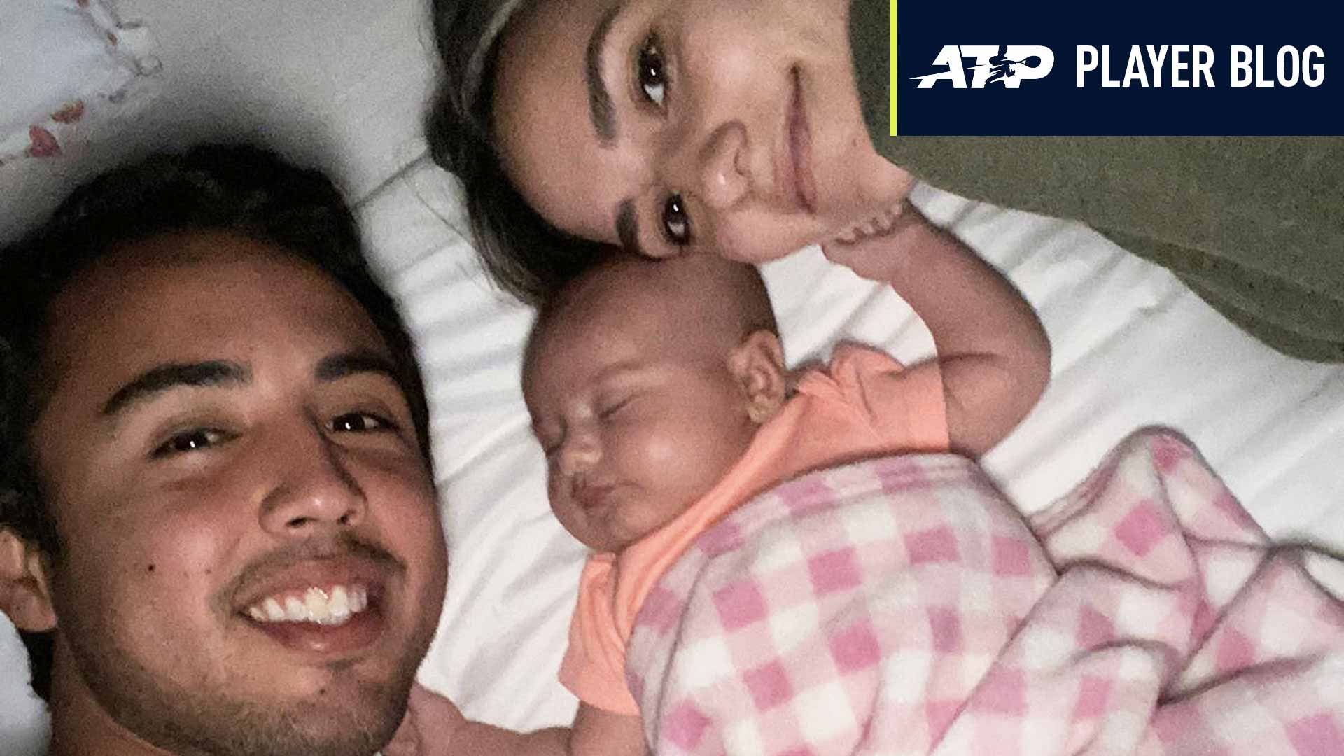 Dellien Reunites With Newborn Daughter Its The Biggest Trophy I Could Win ATP Tour Tennis