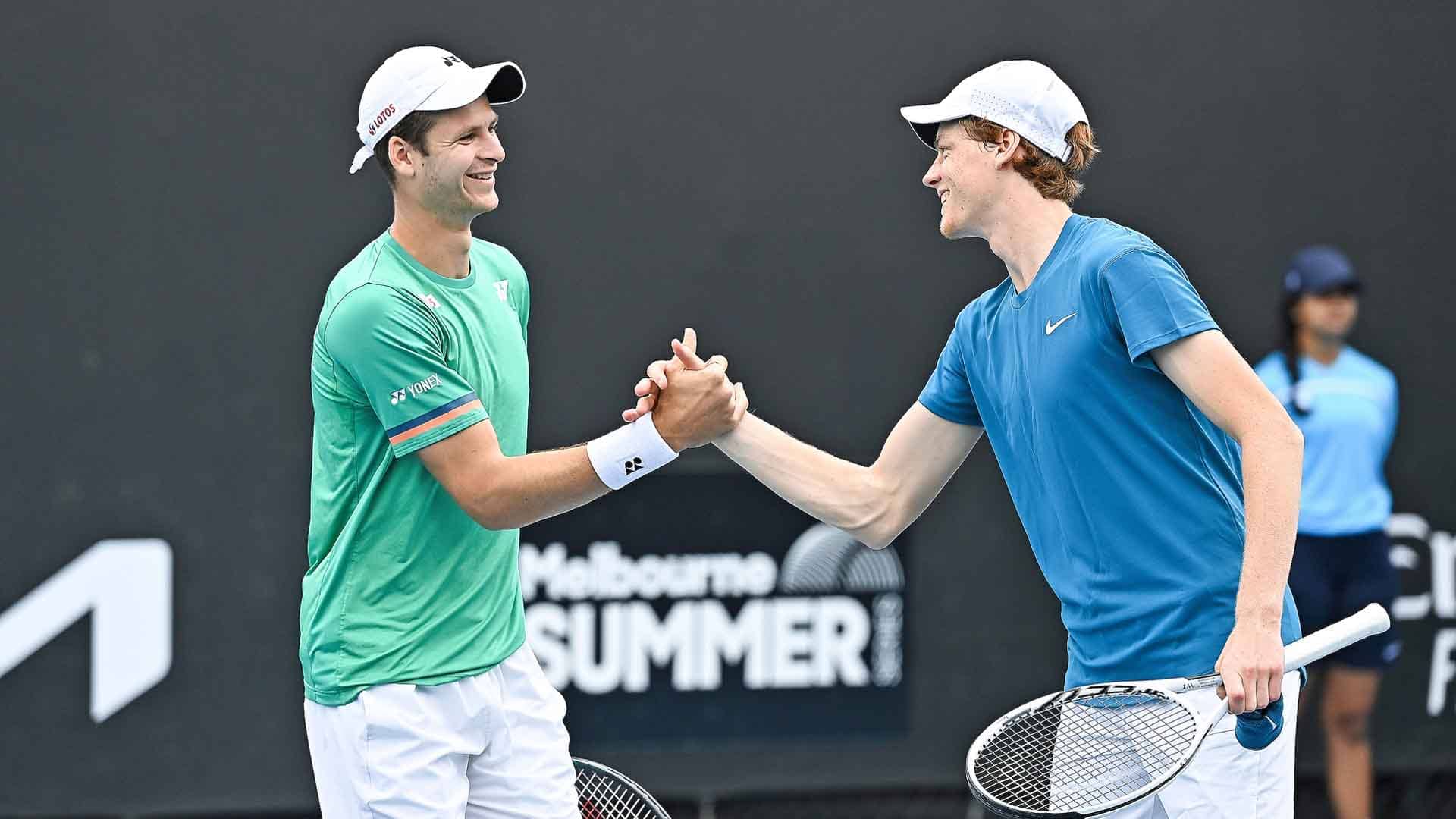 Hurkacz/Sinner Sink Aussie Duo In Melbourne Doubles Opener ATP Tour Tennis