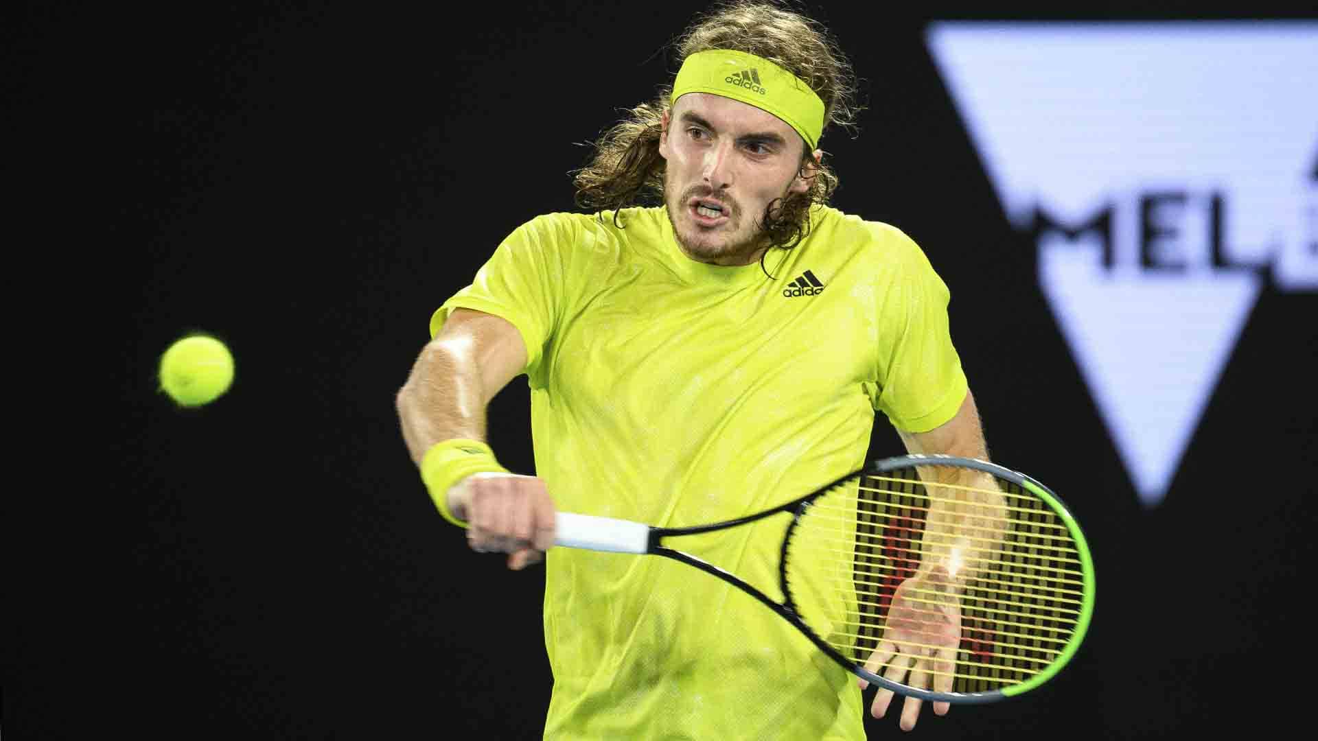 Stefanos Tsitsipas Makes Perfect Start Earns Confidence Boost In Melbourne Atp Tour Tennis