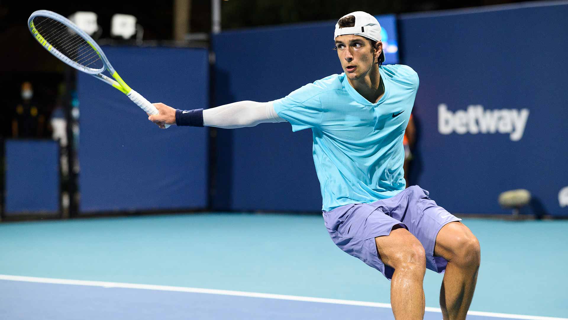 Lorenzo Musettis Magic Moves #NextGenATP Italian Into Miami Second Round ATP Tour Tennis