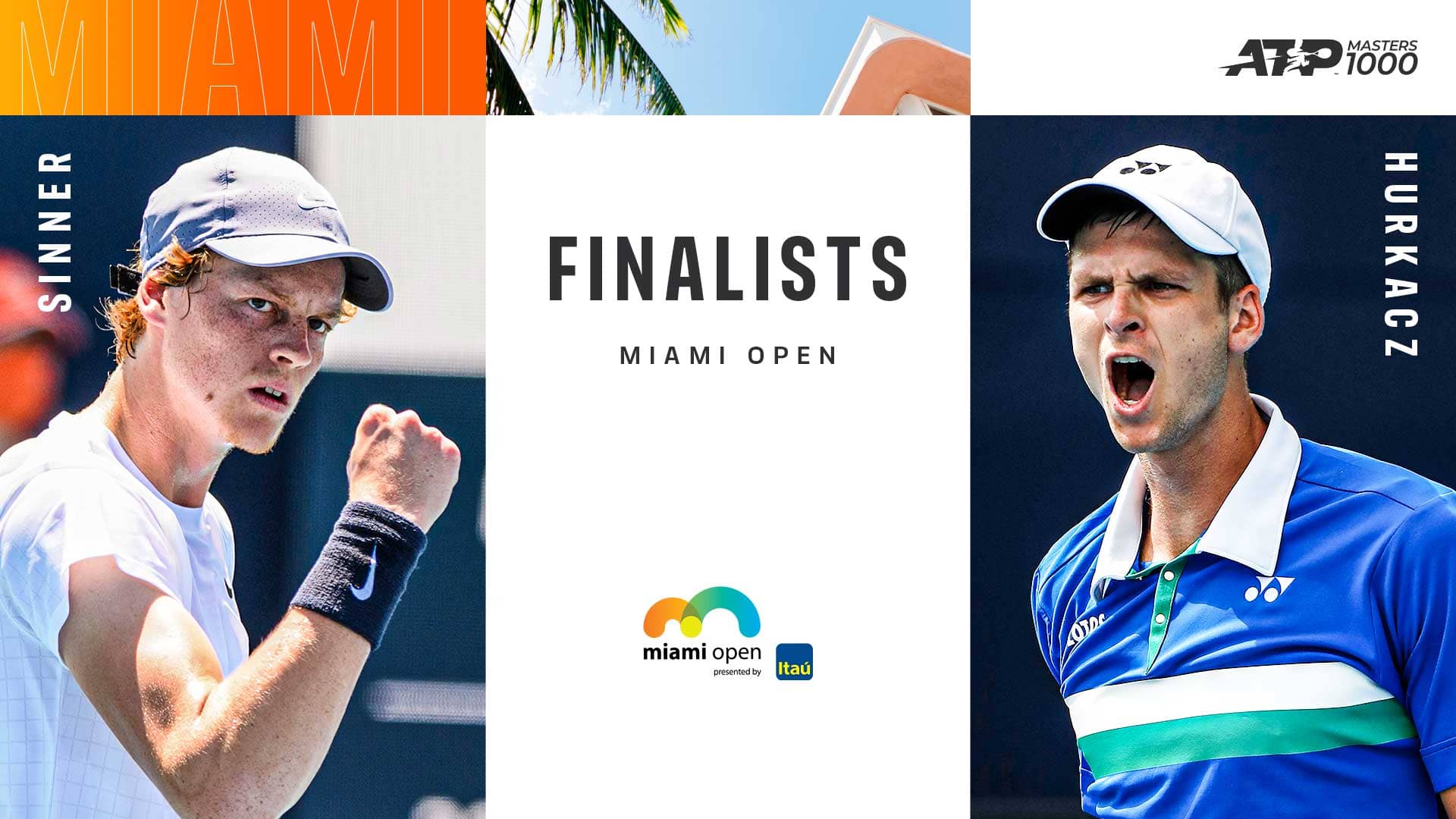 Will Hubert Hurkacz Or Jannik Sinner Triumph Friends Turn Foes In Miami Final Atp Tour Tennis