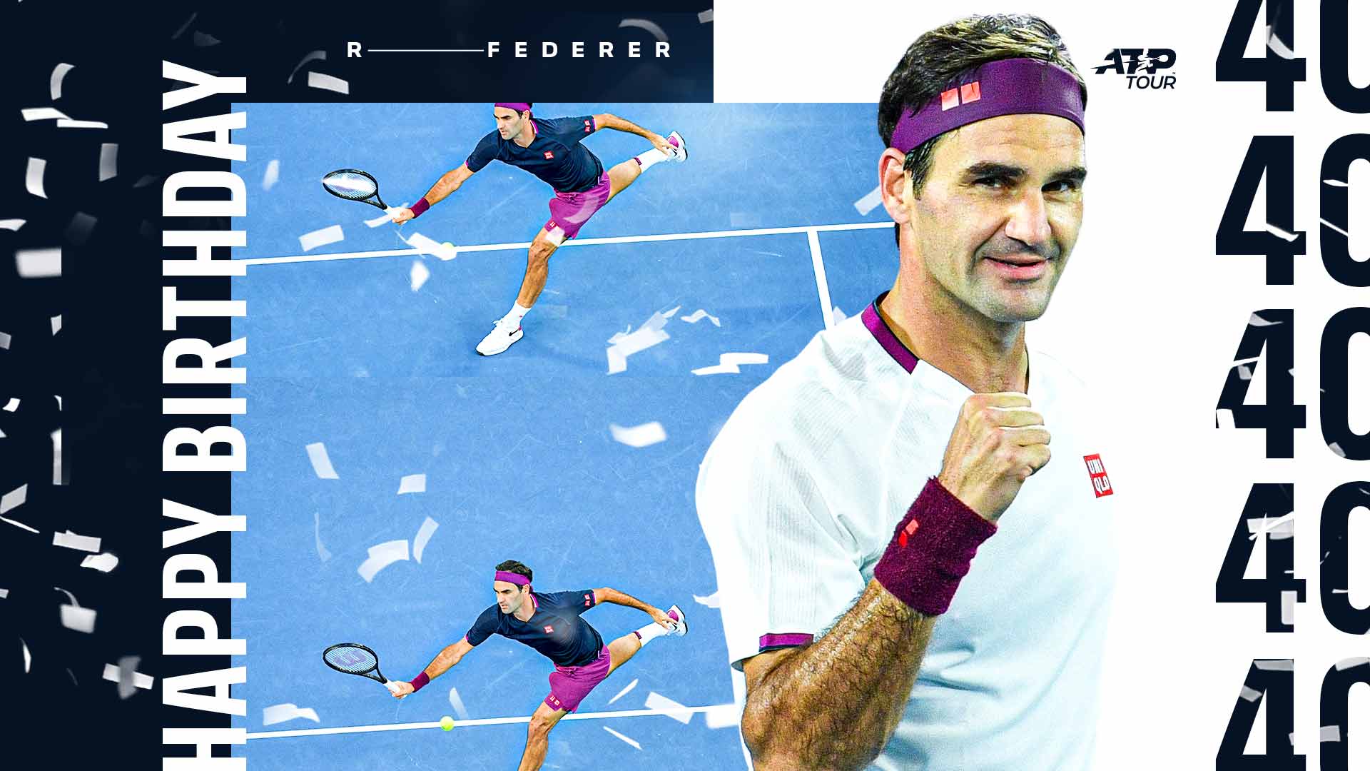 40 Stats For Roger Federer&#39;s 40th Birthday | ATP Tour | Tennis