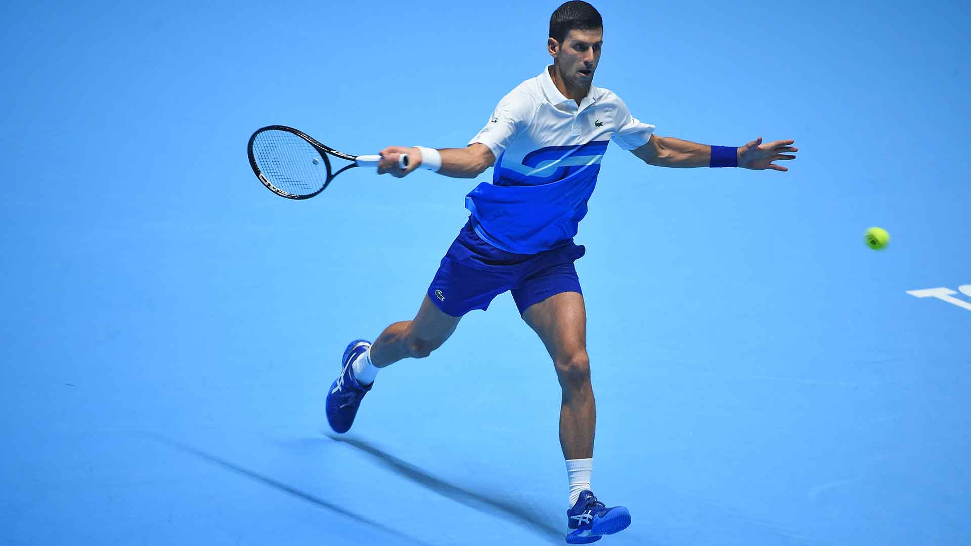 Novak Djokovic Wins Green Group, Records 50th Victory Of 2021 ATP Tour Tennis