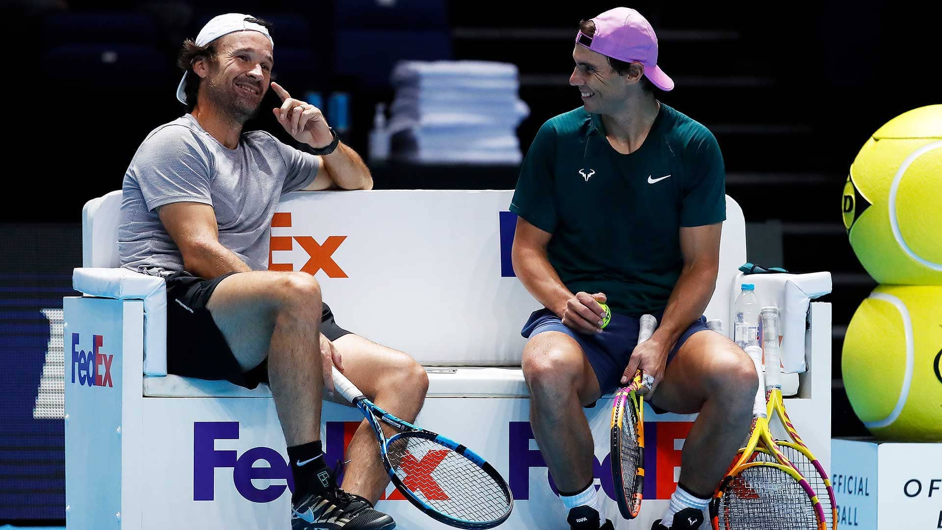 Carlos Moya and Nadal