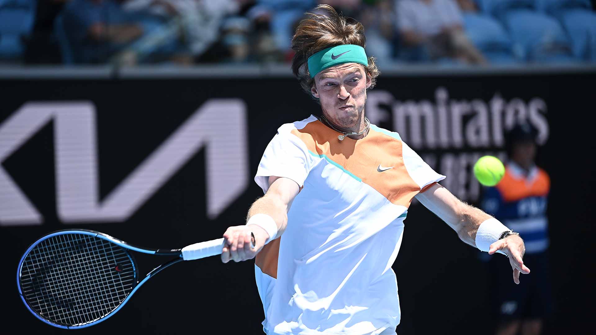 Andrey Rublev Races Into Australian Open Third Round ATP Tour Tennis