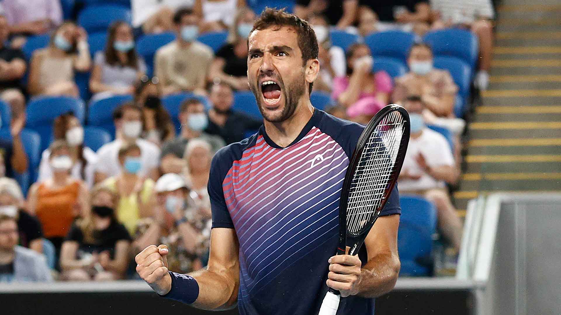 Red-Hot Marin Cilic Stuns Andrey Rublev ATP Tour Tennis
