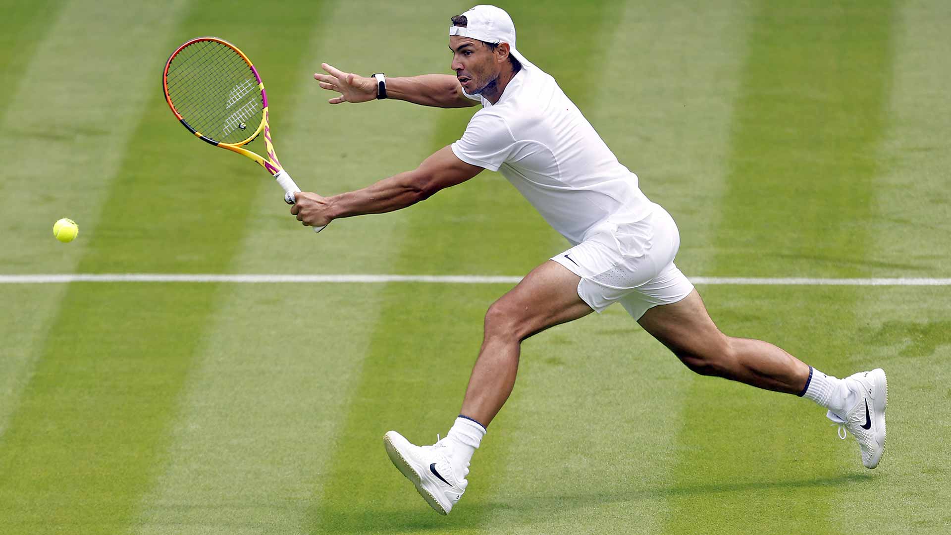 Rafael Nadal Hits Centre Court At Wimbledon Before Continuing Grand Slam Pursuit ATP Tour Tennis