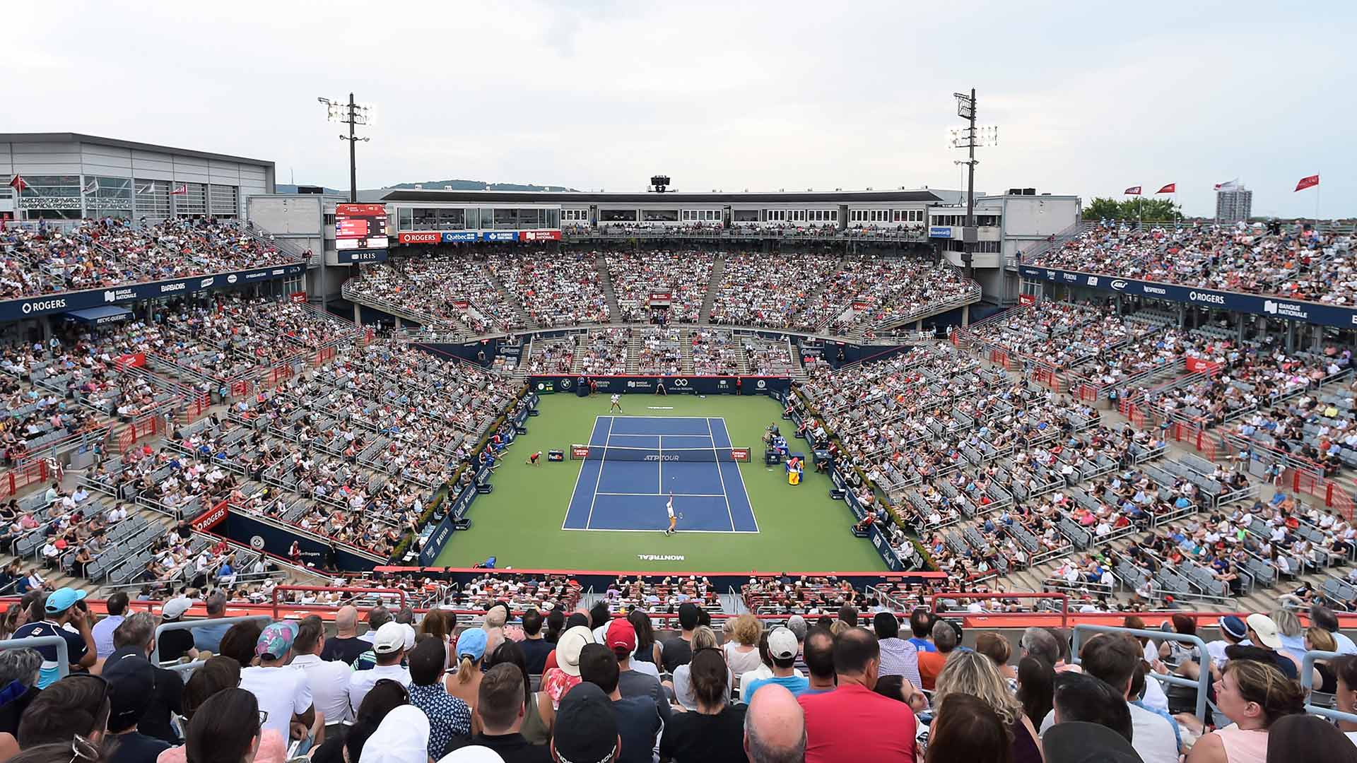 Montreal Tuesday Play Begins Following Rain Delay ATP Tour Tennis