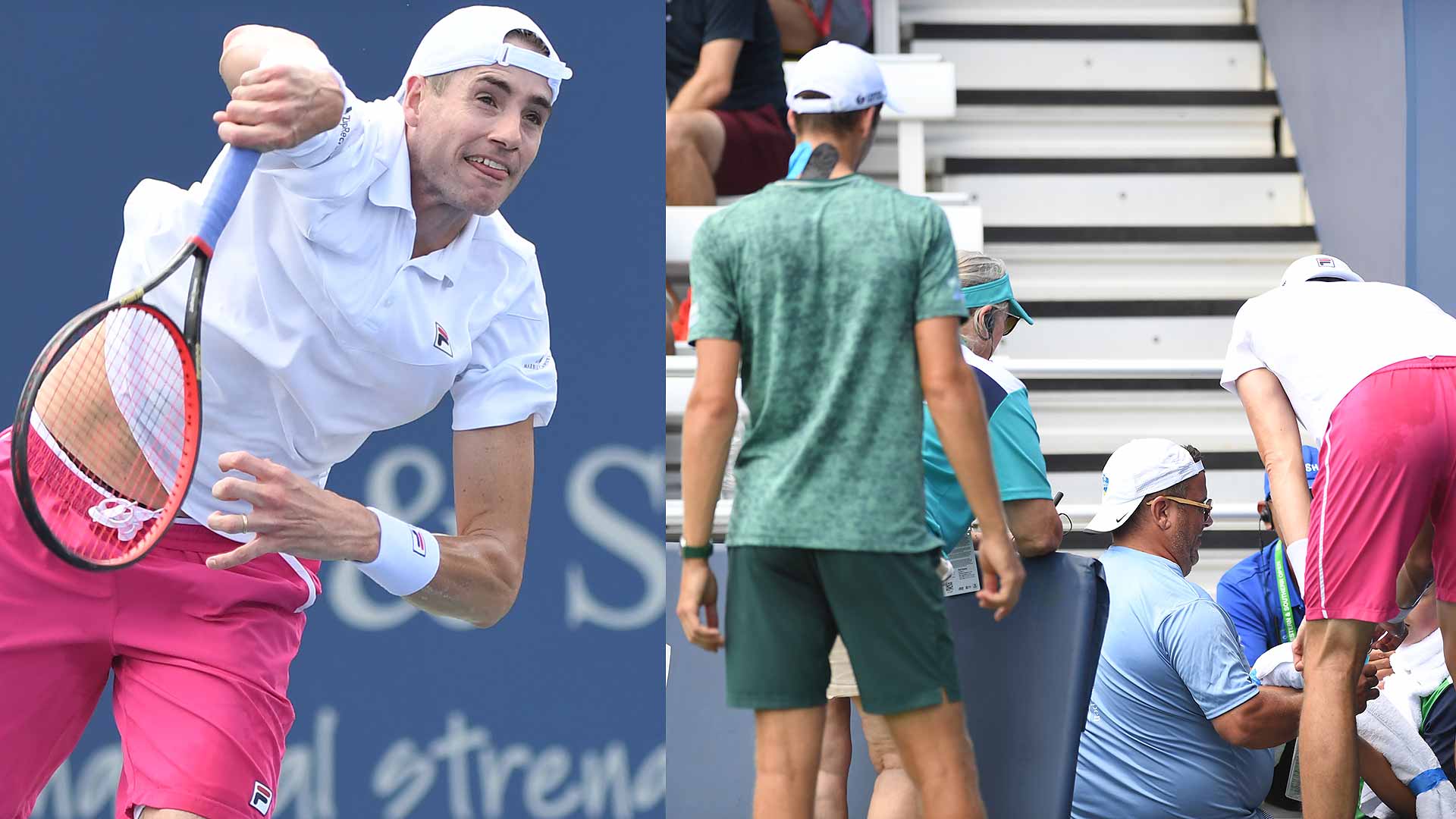 John Isner and Felix Come To Aid In Cincinnati ATP Tour Tennis